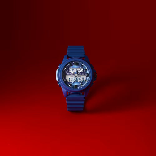 Orologio Sector Ex 48 Uomo Analogico-Digitale Cinturino Plastica Blu _R3251302003