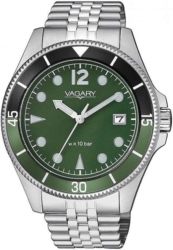 Orologio Vagary by Citizen Uomo Acciaio Verde _VD5-015-41