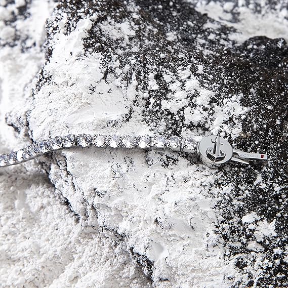 Bracciale Sector Uomo Acciaio Tennis Bianco Ancora _SANN66