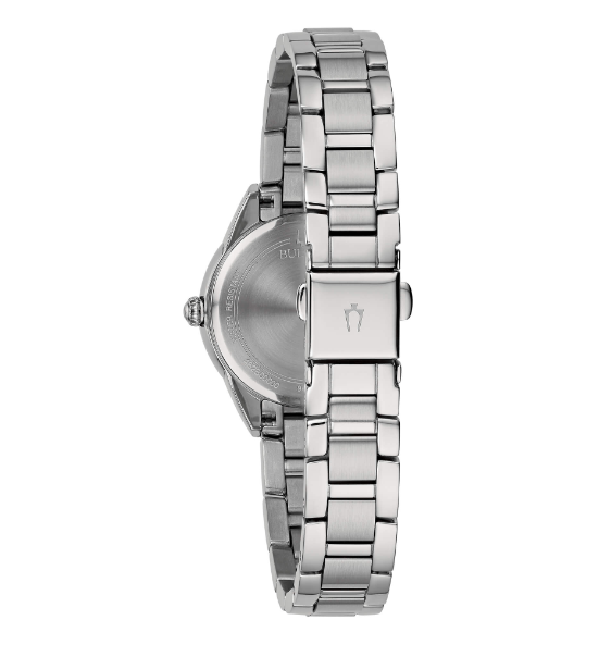 Bulova Lady Petite Damenuhr, Stahl, Nur Zeit, Rosa _96P254