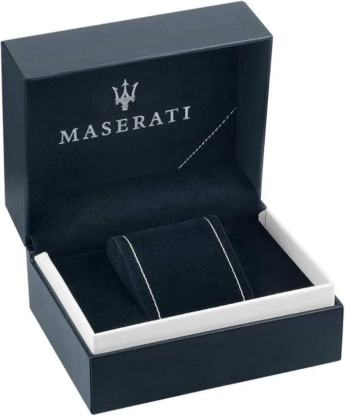 Orologio Maserati Uomo Acciaio Cronografo Silver Quadrante Blu _R8873652005