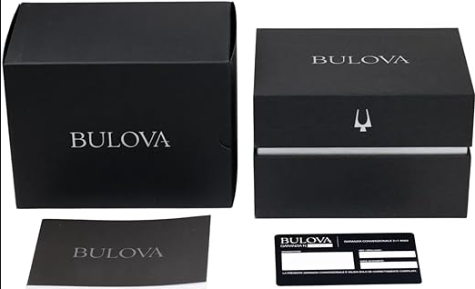 Bulova Damenuhr in Roségold, Silber, Perlmutt-Zifferblatt, Kristalle 98R281