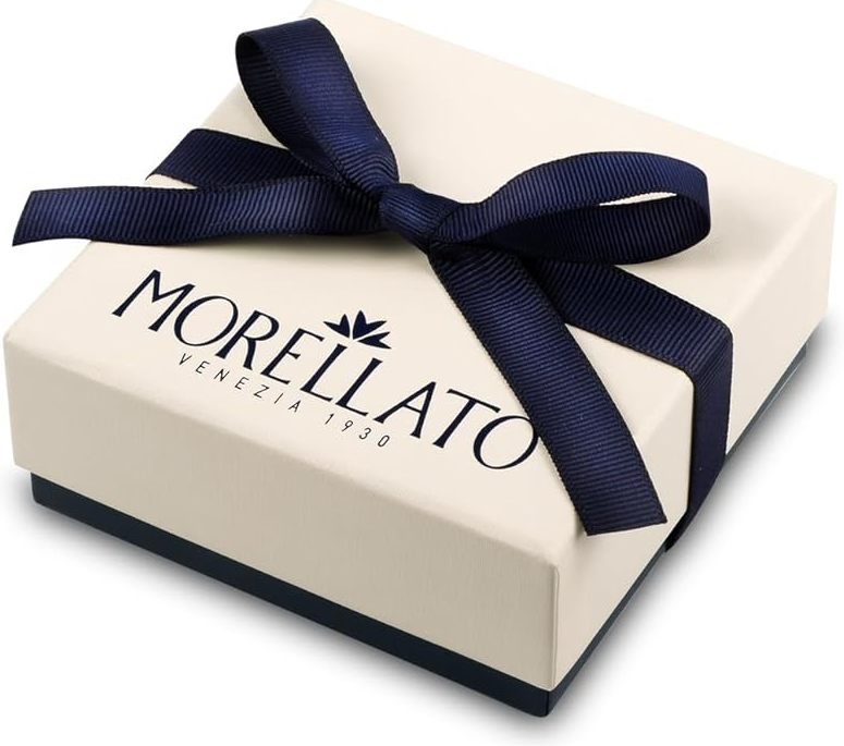 Morellato Damen Creolen, Stahl, Silber, Gold, Achat, blaue Perle _SAXQ12