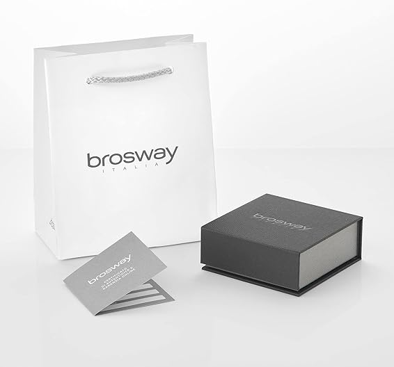 Brosway Coll. SYMPHONIA Halskette für Damen aus vergoldetem Stahl und Kristallen _BYM157