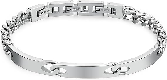 Bracciale Brosway Uomo Acciaio Argentato Semirigido Coll. BULLET _BUL59