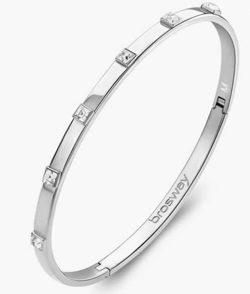 Brosway Damenarmband With You Collection Silber mit Kristallen BWY58