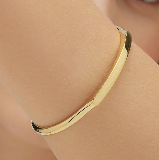 Bracciale Donna Brosway Acciaio Collezione With You Dorato Opaco Rigido _BWY54B