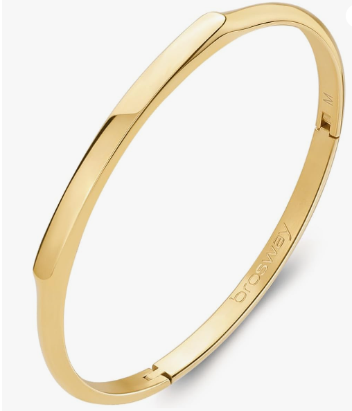 Bracciale Donna Brosway Acciaio Collezione With You Dorato Opaco Rigido _BWY54B
