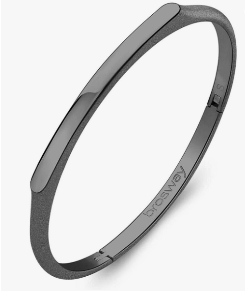 Bracciale Donna Brosway Acciaio Collezione With You Grigio canna di Fucile Opaco _BWY55B