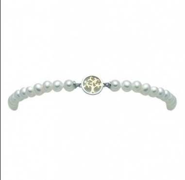 Bracciale Miluna Perle 4-4,5 Oro bianco 18kt Albero della Vita _PBR3109
