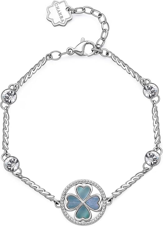 Bracciale Brosway Donna Acciaio Argentato Coll. CHAKRA Quadrifoglio _BHKB151
