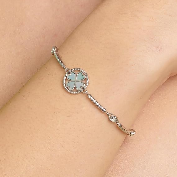 Bracciale Brosway Donna Acciaio Argentato Coll. CHAKRA Quadrifoglio _BHKB151