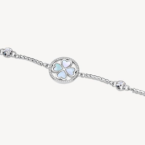 Bracciale Brosway Donna Acciaio Argentato Coll. CHAKRA Quadrifoglio _BHKB151