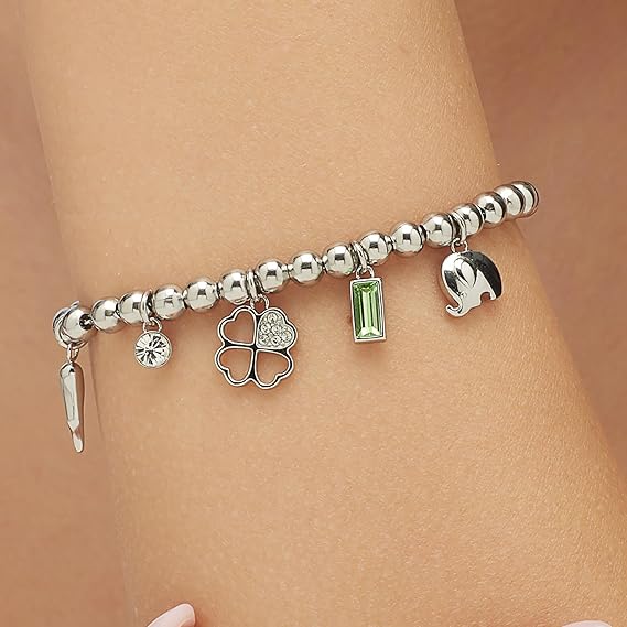 Bracciale Brosway Donna Acciaio Argentato Con Pendenti Fortuna Coll. CHAKRA _BHKB114