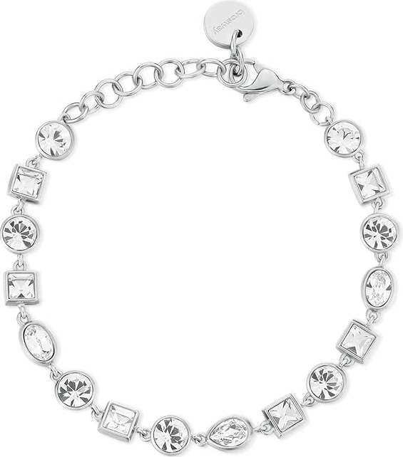 Brosway Bracciale Donna Destiny BDY19 – Acciaio 316L Con Cristalli Swarovski E Finitura Oro Rosa, Gioiello Italiano