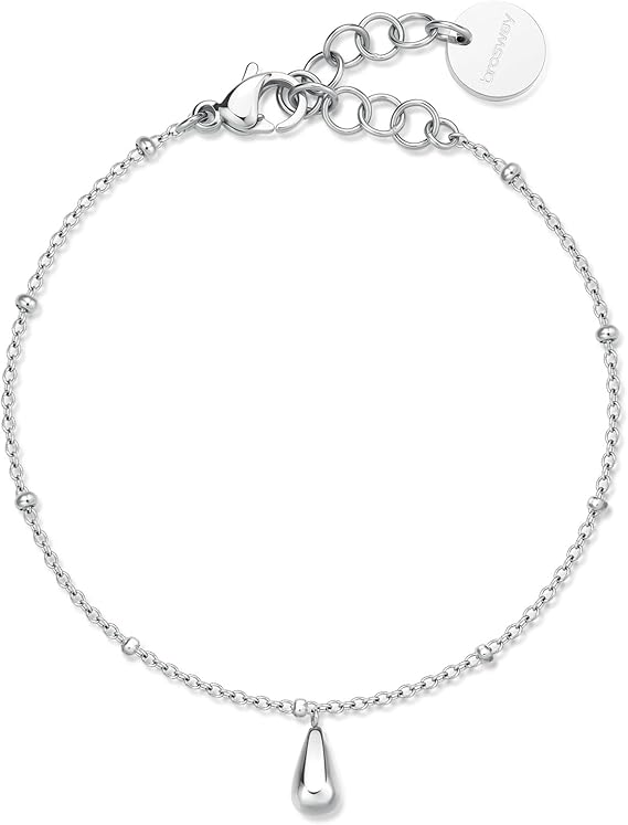 Brosway Damen-Armband aus Stahl mit dünner Kette und Tropfenanhänger _BPC17