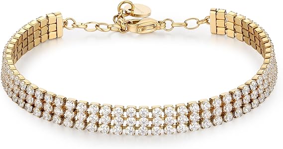 Bracciale Brosway Donna Acciaio Dorato Zirconi Bianchi _BEI092