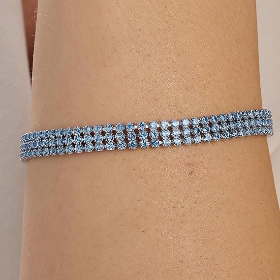 Bracciale Brosway Donna Acciaio Modello Tennis Zirconi Light Sapphire _BEI094