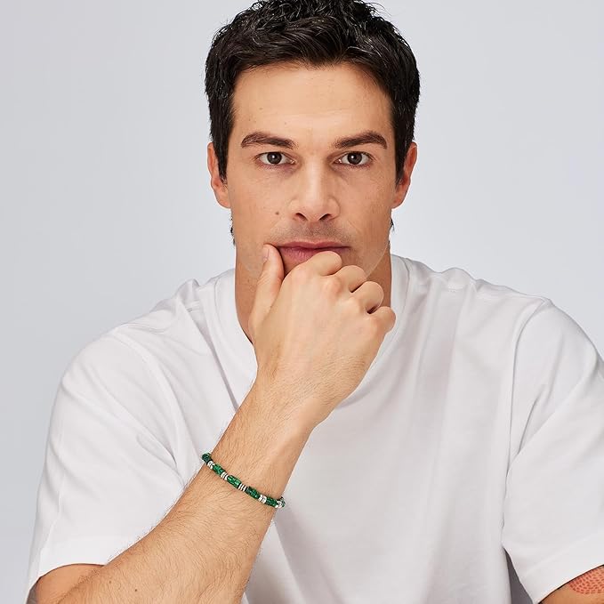 Bracciale Brosway Uomo Acciaio Malachite Coll. RIPTIDE _BTD010