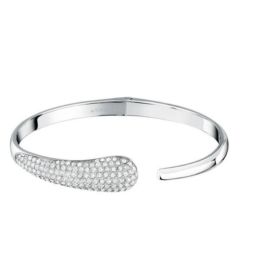 Bracciale Morellato Donna Acciaio Rigido con Cristalli Bianchi _SAYP18