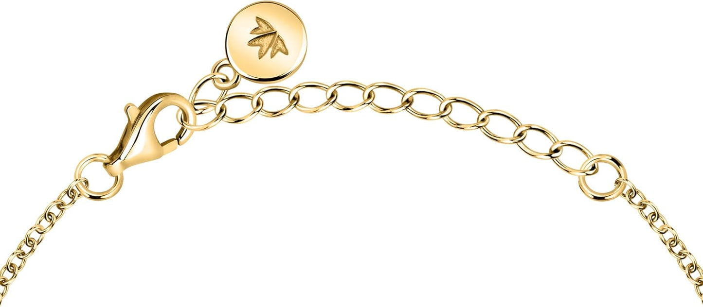 Bracciale Morellato Donna Argento 925 Gold Riciclato Zirconi _SAIW209