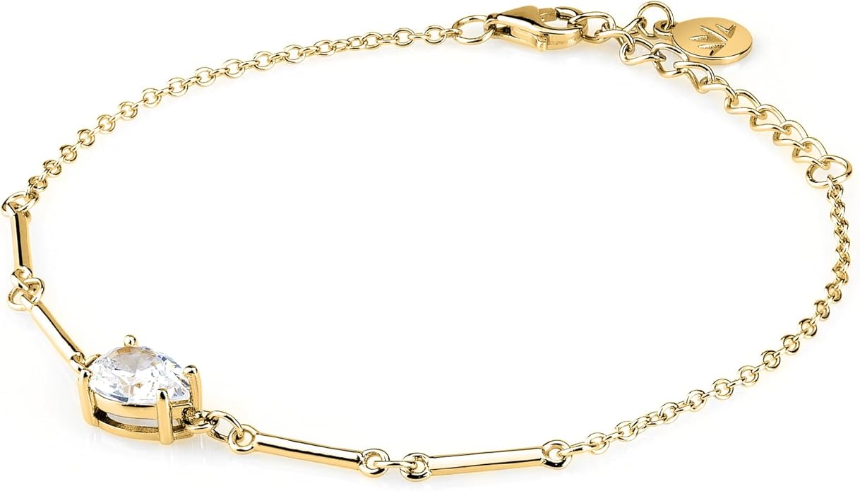 Bracciale Morellato Donna Argento 925 Gold Riciclato Zirconi _SAIW209