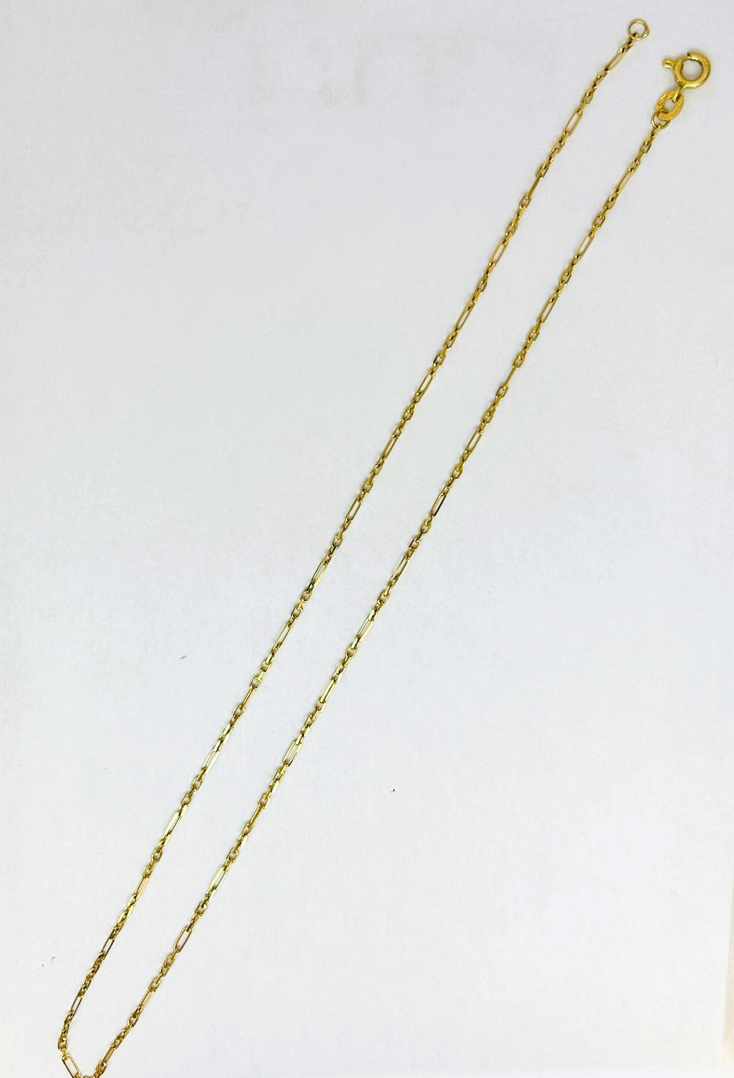 Collana Donna Oro Giallo 18 kt Maglia Sottile _CL004