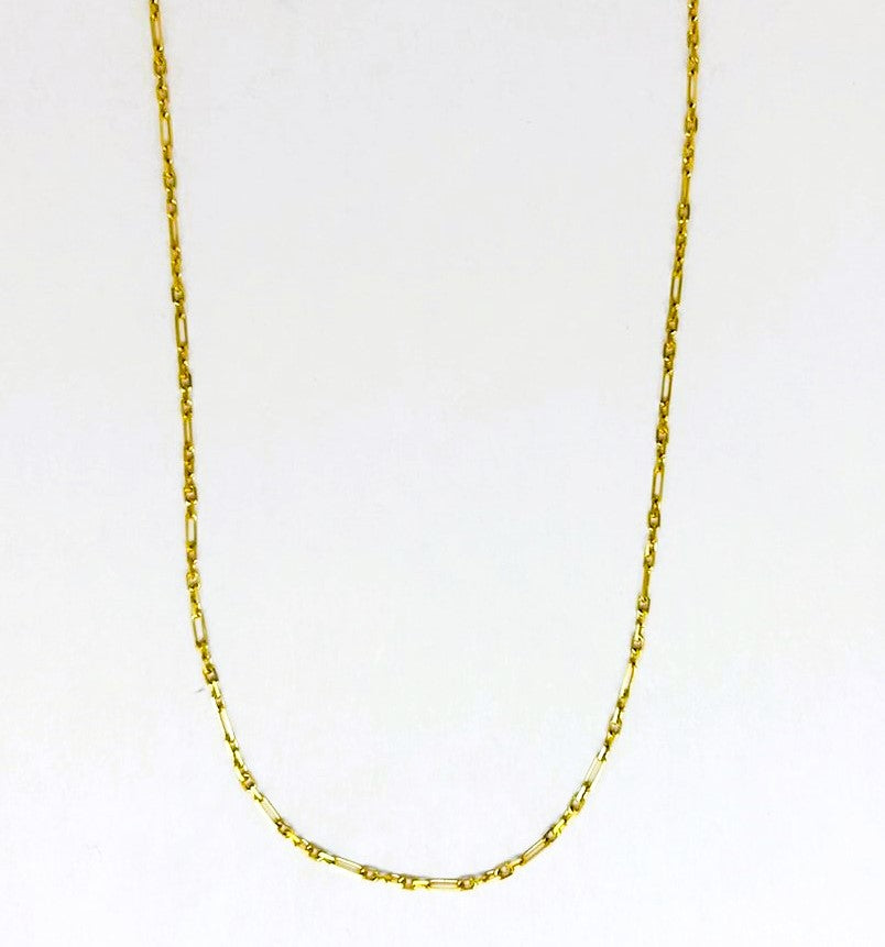 Collana Donna Oro Giallo 18 kt Maglia Sottile _CL004