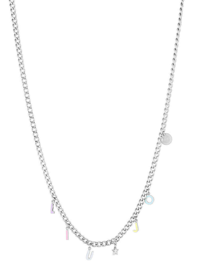 Collana Liu Jo Acciaio Argentata con Letterine Smaltate colorate LIU JO _LJ1716