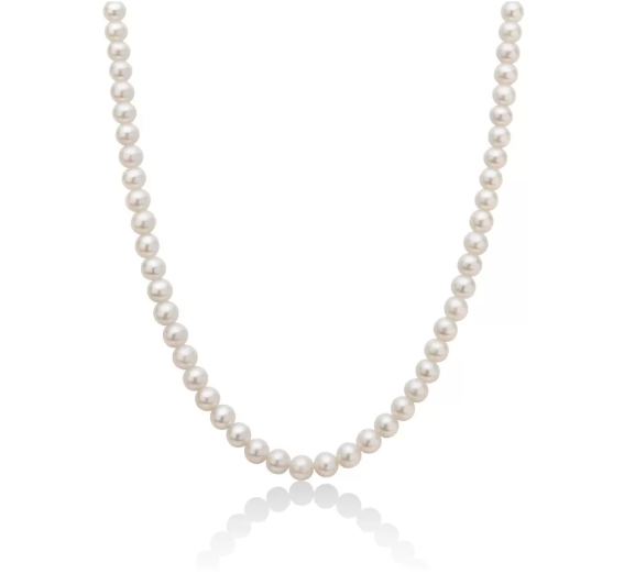 Collana Miluna Donna Oro Bianco 18 Kt Perle 7,5 -8 mm _1MPU758