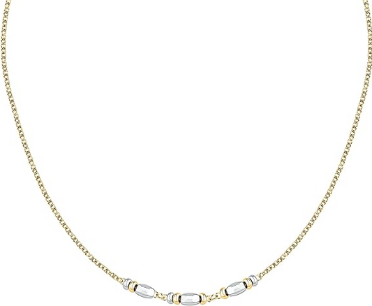 Collana Morellato Donna Acciaio Gold Dettagli Argento _SAXQ06