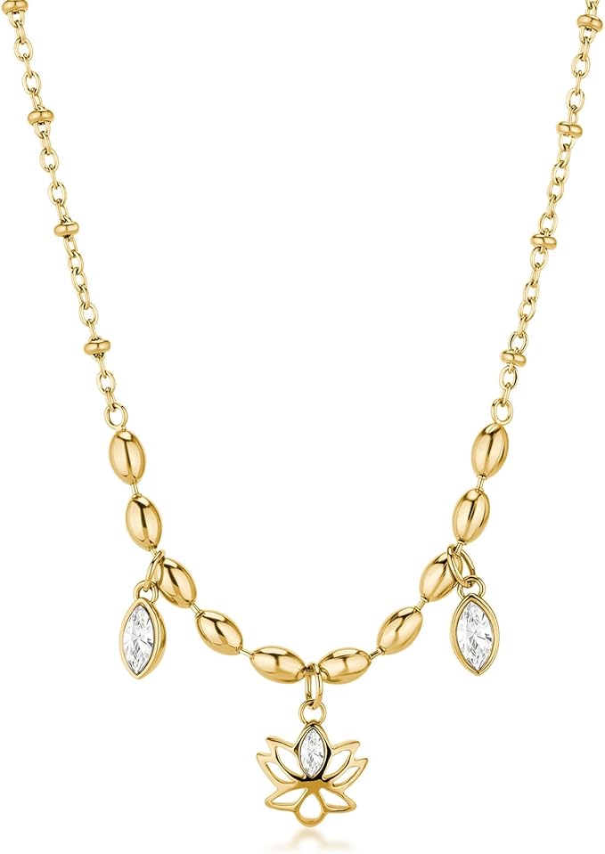 Collana Brosway Chakra Donna Acciaio Gold Fiore di Loto _BHKN158