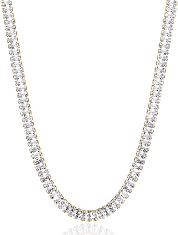 Collana Brosway Donna Acciaio Dorata Coll. DESIDERI Tennis Zirconi _BEIN019