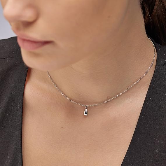 Collana Brosway Donna Catenina Sottile Ciondolo Goccia _BPC09