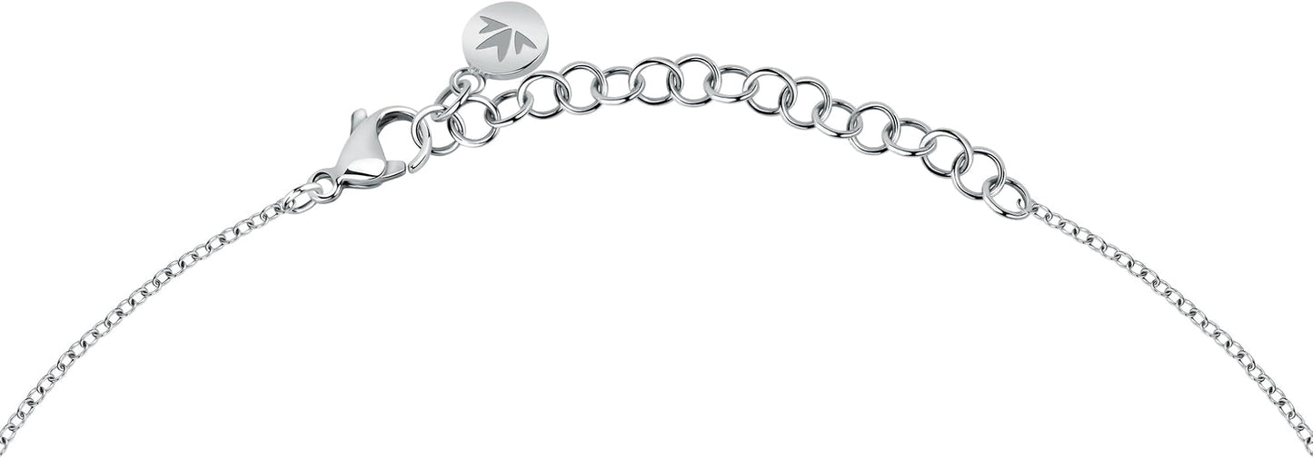 Morellato Damen-Halskette Stahl Stern-Anhänger Gold und Kugeln _SAIX23