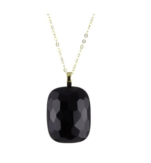 Collana Morellato Donna Oro Giallo 9 kt Pietra Onice Sfaccettata _HBR02