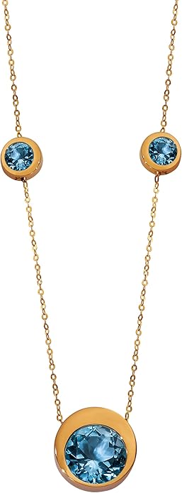 Collana Morellato Donna Oro Giallo 9 kt con N. 3 Pietre Naturali _HBQ06