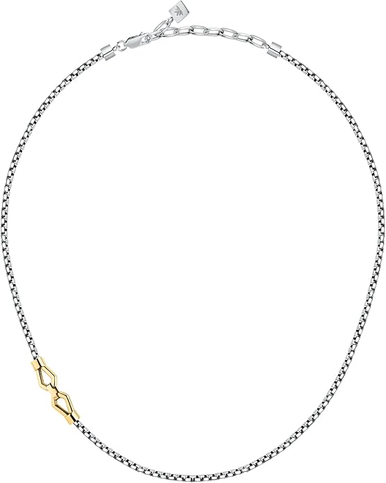 Collana Morellato Uomo Acciaio Collezione Motown Dettaglio Gold _SALS88