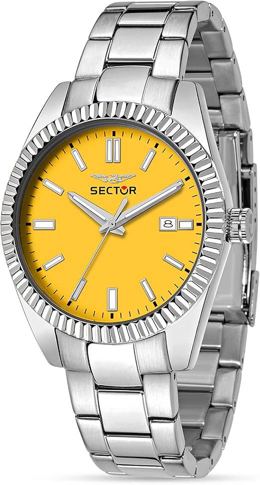 Orologio Sector 240 Uomo Acciaio Quadrante Giallo _R3253240050