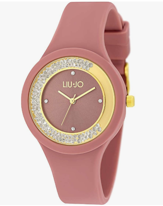 Liu Jo Luxury Orologio Donna Dancing Sport Gold Rosa Silicone TLJ1426