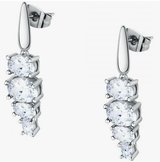 Orecchini Pendenti Morellato Donna Acciaio Zirconi _SAVY12