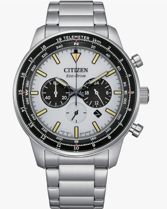 Citizen Chronograph Quarz Stahl Grün Uhr CA4486-82X