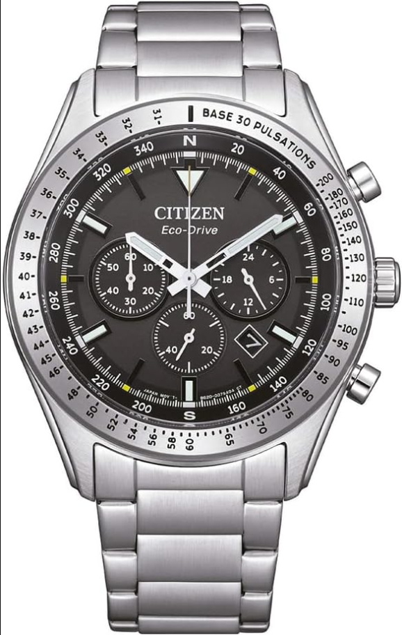 Citizen Chronograph Quarz Stahl Grün Uhr CA4486-82X