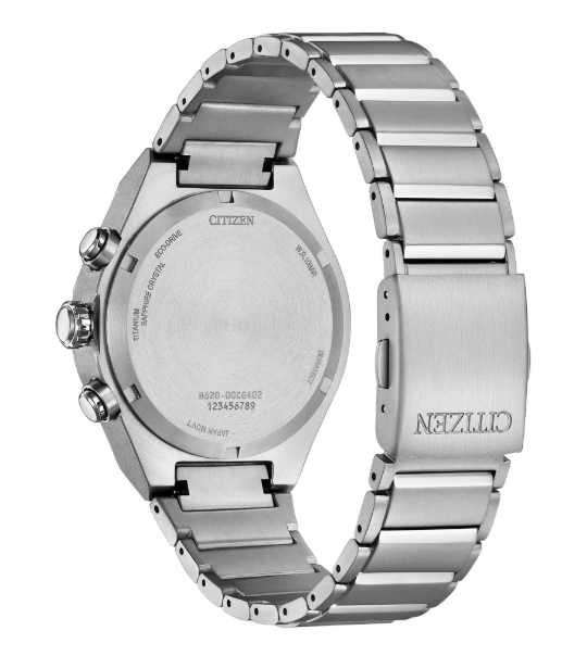 Orologio Citizen Zenshin Senkei Crono Super Titanio Uomo Cronografo Blu _CA4691-59L