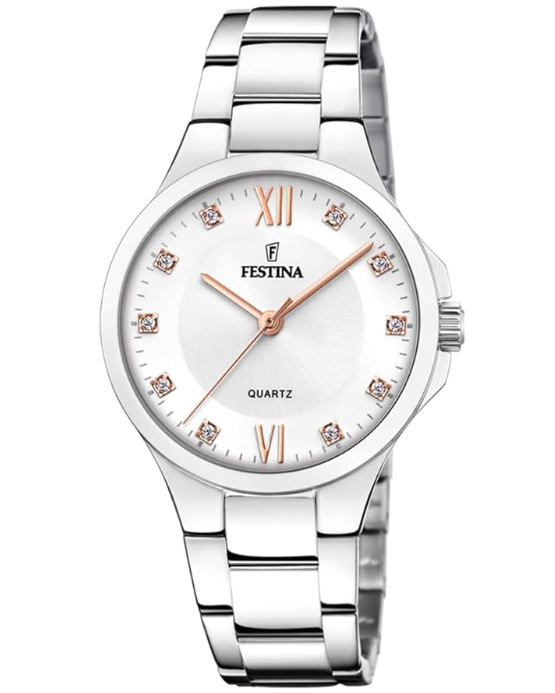 Festina Herrenuhr Steel Only Time Weiß F20437-1 79 €