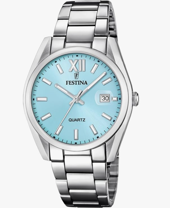 Festina Herrenuhr Steel Only Time Weiß F20437-1 79 €
