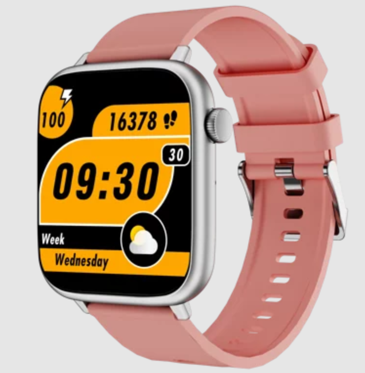 Smarty 2.0 Unisex-Digitaluhr mit rosa Silikonarmband _SW0093G
