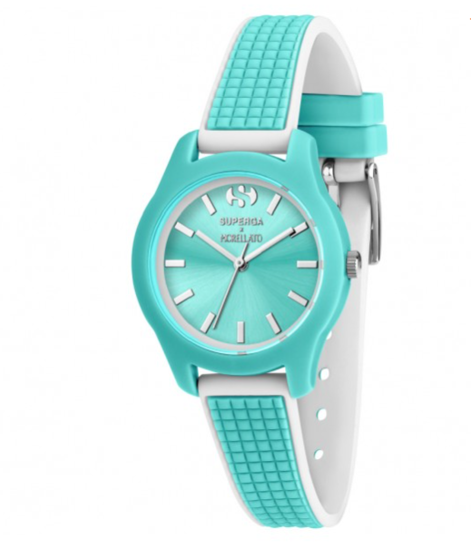 Orologio Superga x Morellato Unisex Cinturino Silicone Azzurro Bianco _R0151174502
