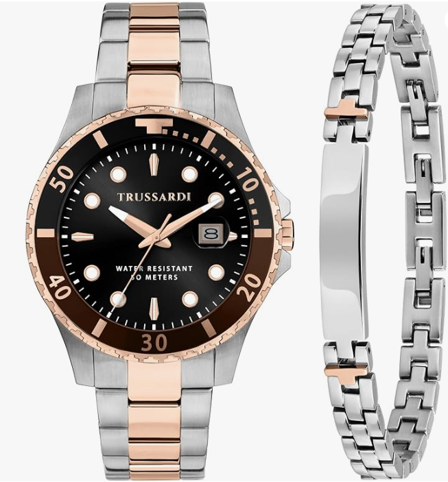 Orologio Trussardi Uomo Acciaio Collezione City Life Special Pack + Bracciale _R2453169001
