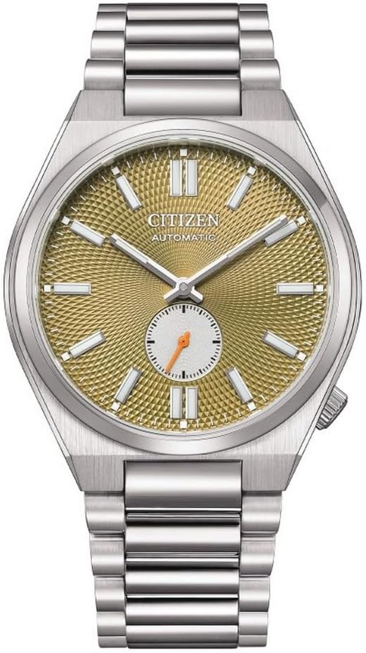 Orologio Uomo Citizen Automatico Quadrante Oro Motivi Geometrici _NK5010-51X